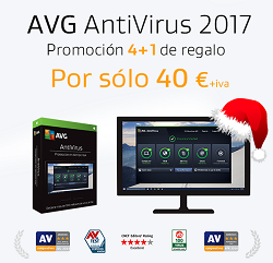 Promo 4+1 de regalo AVG AntiVirus 1 PC (1 Año) promo_av_201532